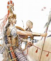 Penthesilea, Queen of the Amazons, by Alan Lee. Both riders wearing ...