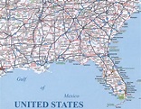 Printable Road Map Of Southeast United States Printab - vrogue.co
