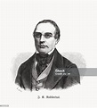 Johann Karl Rodbertus German Economist Wood Engraving Published 1893 ...