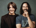 Keanu with his younger self by @ardgelinck : r/KeanuBeingAwesome
