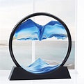 Moving Sand Art Picture-3D Deep Sea Sandscape in Motion Display Round ...
