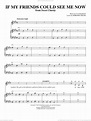 Coleman - If My Friends Could See Me Now sheet music for voice and piano