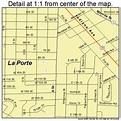 La Porte Indiana Street Map 1842246
