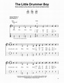 The Little Drummer Boy sheet music by Katherine K. Davis (Easy Guitar ...