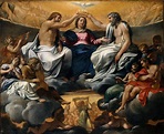 The Coronation Of The Virgin Painting by Annibale Carracci