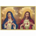 Sacred Heart of Jesus & Immaculate Heart of Mary | Plaque | 8" x 10 ...