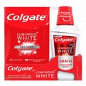 Kit Colgate Creme Dental Clareador Luminous White Brilliant Mint 70g ...