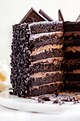 Ultimate 6-Layer Chocolate Fudge Cake | Queenslee Appétit