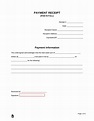 Free Paid (in-full) Receipt Template - PDF | Word – eForms