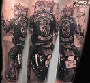 Sons Of Anarchy tattoo by Patryk. Limited availability at Redemption ...