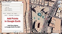 How to Add Place Marks in Google Earth | Add Points in Google Earth Pro ...