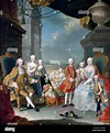 María Teresa de Austria y Francisco I con sus hijos. Museo: Musée de l ...