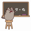 Pusheen Teacher Sticker | Pusheen cat, Pusheen cute, Kawaii doodles