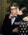 Jean-Paul Gaultier and Yves Saint Laurent attend the Miro Exhibition ...