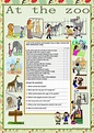 Animals - at the zoo - English ESL Worksheets for distance learning and ...