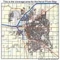 Aerial Photography Map of Lincoln, NE Nebraska