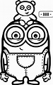 Minion Coloring Pages Printable For Kids en 2020 | Minions dibujos ...