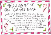 Jesus Candy Cane Poem Printable Free - 17 Best images about The Legend ...