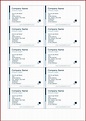 Avery Business Cards Template 28371 - Template 1 : Resume Examples # ...