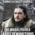 prompthunt: winter is coming, game of thrones meme