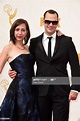 Actress Kristen Schaal and writer Rich Blomquist at the 67th Emmy Awards