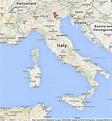 Vicenza on Map of Italy