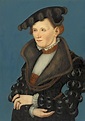 Retrato de una mujer - Cranach, Lucas (el Joven). Museo Nacional ...