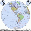Western Hemisphere Map Printable | Free Printable Maps