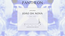 João da Nova Biography - Portuguese-Galician explorer (1460–1509 ...