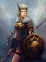 Freya the Valkyrie by mattforsyth Norse Goddess, Norse Pagan, Celtic ...