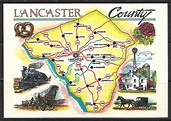 Pennsylvania - Lancaster County Map - [PA-289X] | United States ...