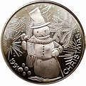 1 oz silver (Christmas snowman) - ** Exonumia ** – Numista