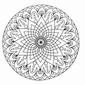 Simple Mandala Coloring Pages For Adults : Mandala coloring mandala ...