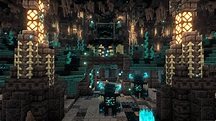 I transformed the Deep Dark City : Minecraft