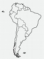 dibujo a mano alzada del mapa de América del Sur. 5353657 Vector en ...