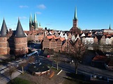 Bilder Lübecks Altstadt von oben | luebeck-places.de
