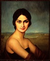 Julio Romero de Torres (Spanish, 1874 - 1930), Retrato de una dama (La ...