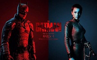 Download The Batman And Catwoman 2022 Poster Wallpaper | Wallpapers.com