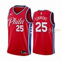 Camiseta NBA Ben Simmons Philadelphia 76ers Roja 2019-2020
