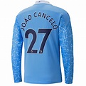 Herren Fußball Joao Cancelo #27 Heimtrikot Blau Trikot 2020/21 Hemd