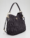 Prada Mini Hobo Nylon Crossbody Handbags | semashow.com