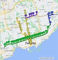 Toronto Subway & RT - Google My Maps