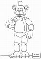 Golden Freddy Coloring Pages at GetColorings.com | Free printable ...
