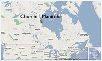 Street Map Churchill Canada