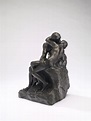 Auguste Rodin (1840-1917) , Le baiser, 4ème réduction ou petit modèle ...