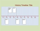 Free History Timeline Template Word