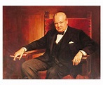 Sir Winston Churchill Arthur Pan | Churchill paintings, Historical ...