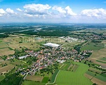 Luftbild Lichtenau - Stadtansicht vom Innenstadtbereich in Lichtenau im ...
