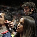 Esteban Granero plays a prank on Cristiano Ronaldo (sitting next to his ...