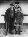 British authors G. K. Chesterton and his wife Frances, née Blogg ...
